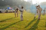 image of Early morning net practice at Cross Maidan, Mumbai