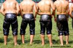 image of Kirkpinar wrestlers waiting to start-s