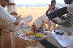 image of Lunchtime puri aloo at Shevaji Park, Mumbai