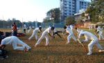 image of Forward defence practice at Cross Maidan, Mumbai