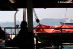 image of Istanbul - ferry leaving Eminonu docks