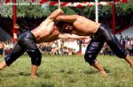 image of Kirkpinar- wrestlers in classic combat