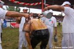 image of Kirkpinar wrestler getting oiled